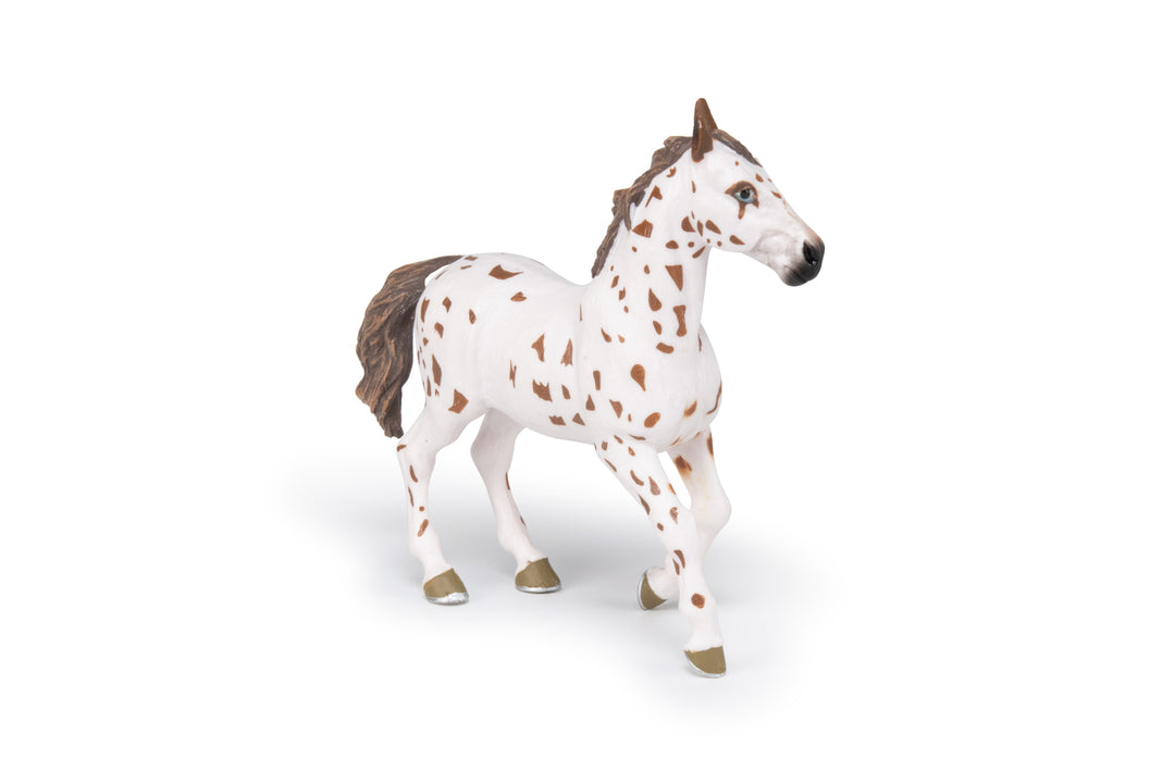 Pferde, Fohlen und Ponys : Appaloosa Stute braun 13cm (51509)