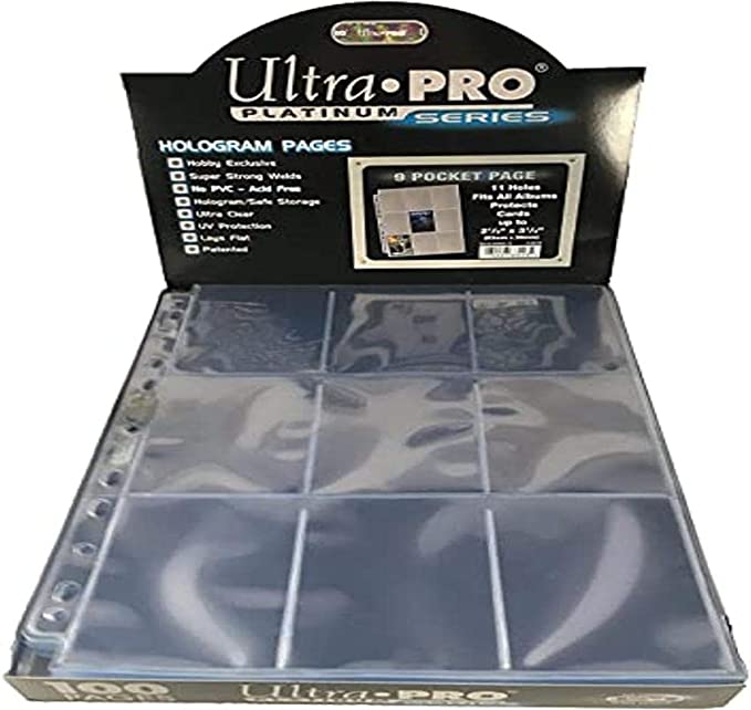 1 Seite Ultra Pro Platinum A4 9 Pocket Page