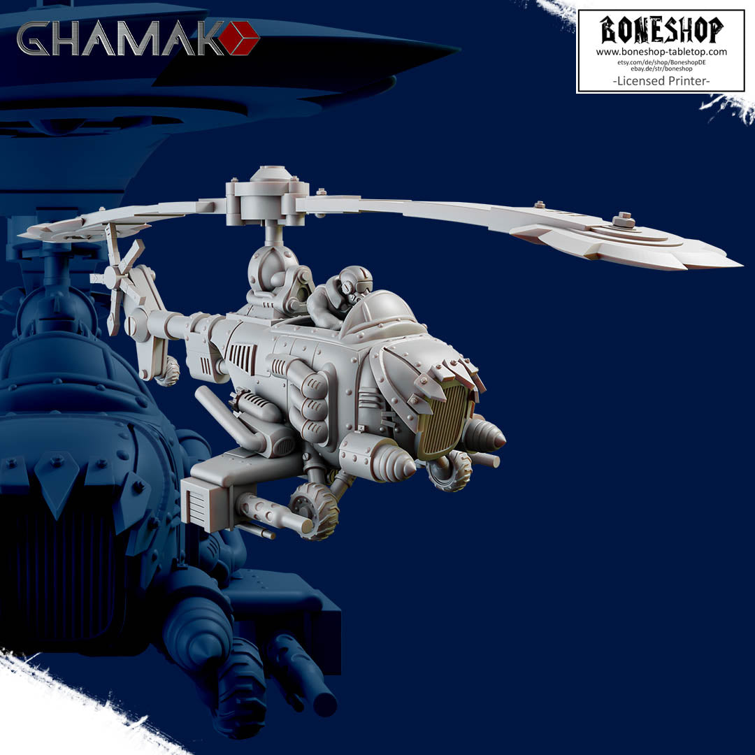 Cult of Mars 2 „Helicorkpter 2" 28mm-35mm | RPG | Tabletop | Boneshop