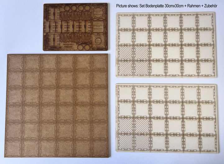 Tabletop Gelände Bodenplatten "Complex - Floor Tile" | Passend für Necromunda, Infinity, Kill Team u. a. | Industriekomplex