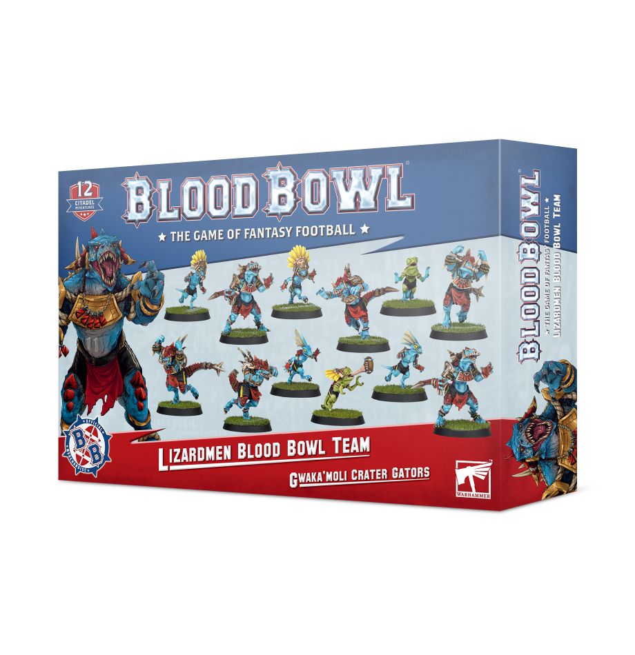 Blood Bowl: Lizardmen – Gwaka'moli Crater Gators (200-74)