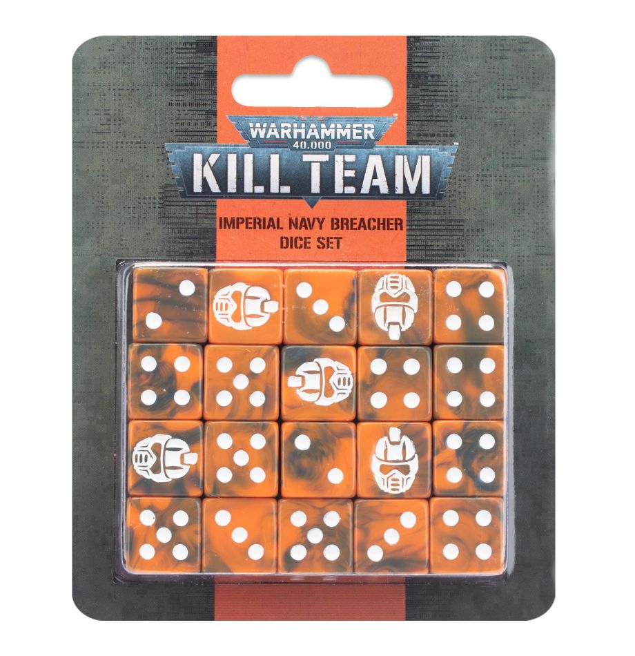 Kill Team: Imperial Navy Breacher Dice Set (102-80)