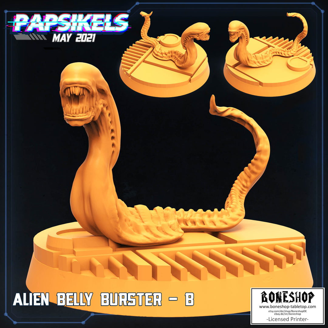 Aliens vs Humans „Belly Burster B" 28mm - 35mm | Tabletop | RPG | Boneshop