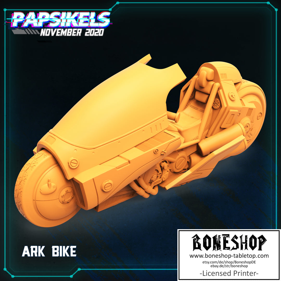 Pack 11 „Ark Bike" 28mm - 35mm | Cyberpunk | RPG | Boneshop