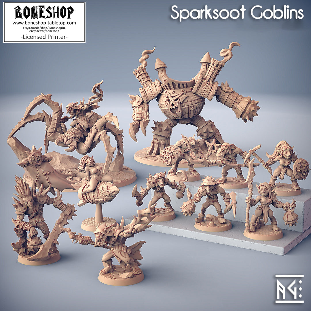 Sparksoot Goblins „Sparksoot Bundle“ Artisan Guild | 28mm-35mm | Boneshop
