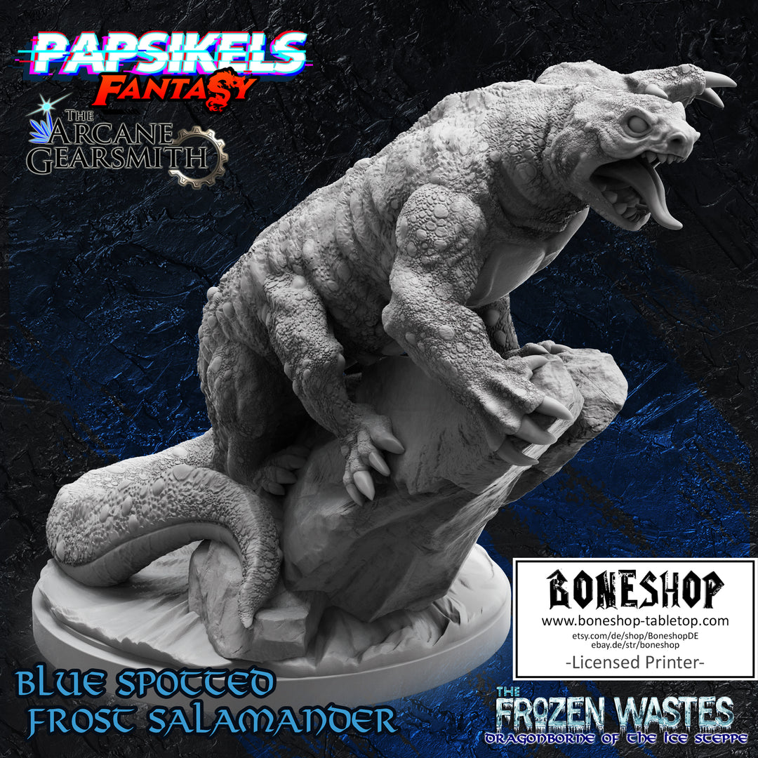 The Frozen Wastes „Frost Salamander" 28mm - 35mm | RPG | DnD | Boneshop