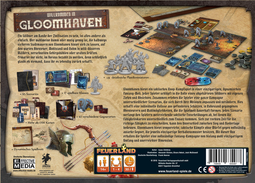 Gloomhaven - Reihe "Gloomhaven" Feuerland-Spiele | DE - Version | OVP | Boneshop