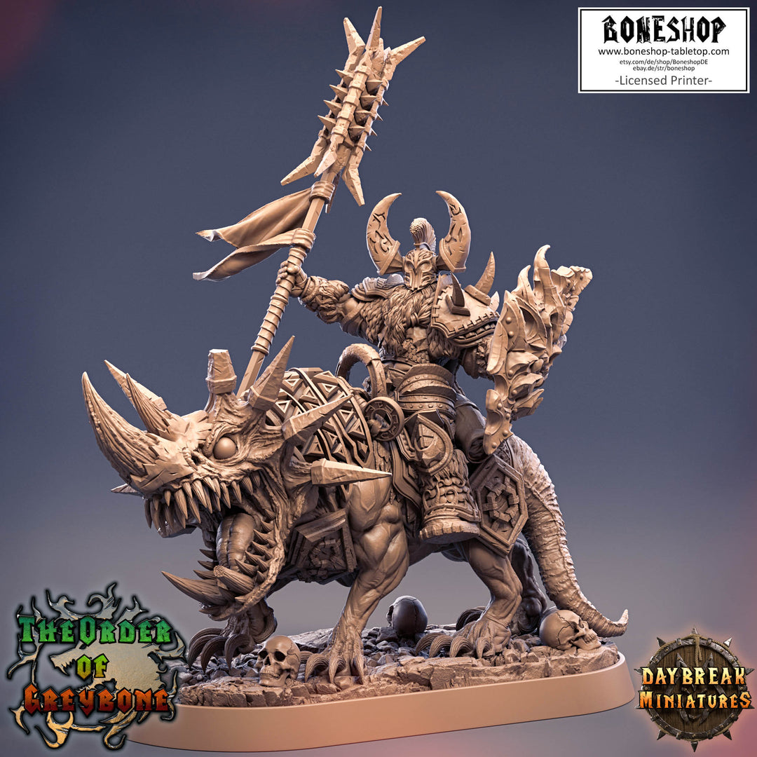 Greybone Order „Celestus Rhinefang" 28mm-35mm | RPG | DnD | Boneshop
