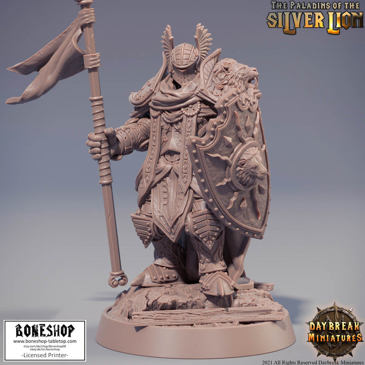 Paladins of Silver Lion „Colonel Thierry du Lion d'Argent" 28mm - 35mm |Boneshop