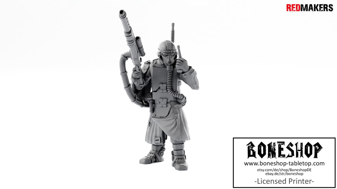 Imperial Force „Death Squad Grenadiers 10" Red Makers | 28mm - 35mm | Boneshop