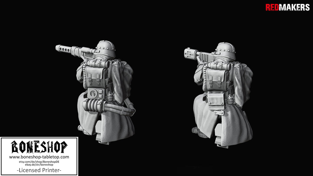 Imperial Force „Death Squad Grenadiers DUO 5" Red Makers | 28mm - 35mm Boneshop
