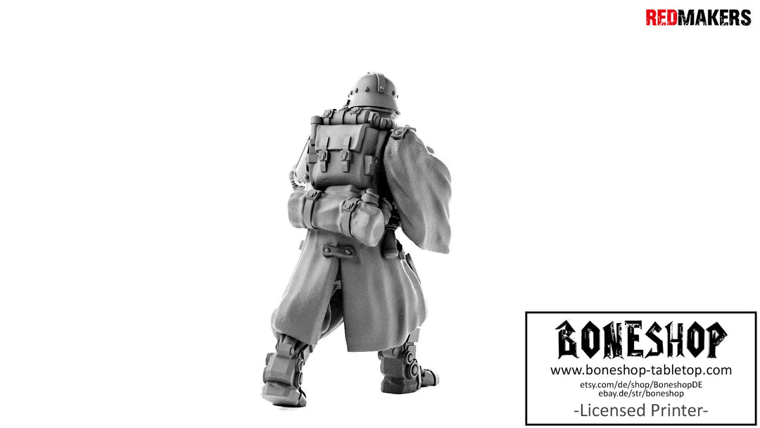 Imperial Force „Death Squad Grenadiers 9" Red Makers | 28mm - 35mm | Boneshop