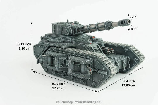 Armageddon Battle Tank Fully Armed - Boneshop