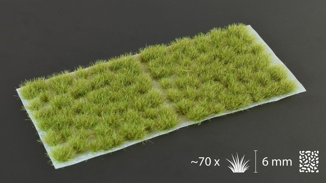 Grass Tufts : Dry Green 6mm - Wild