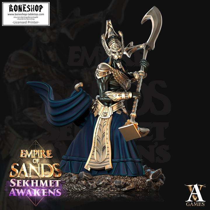 Sekhmet Awakens „Sandmancer Aristocrat 3" 32mm - 40mm | RPG | DnD | Boneshop