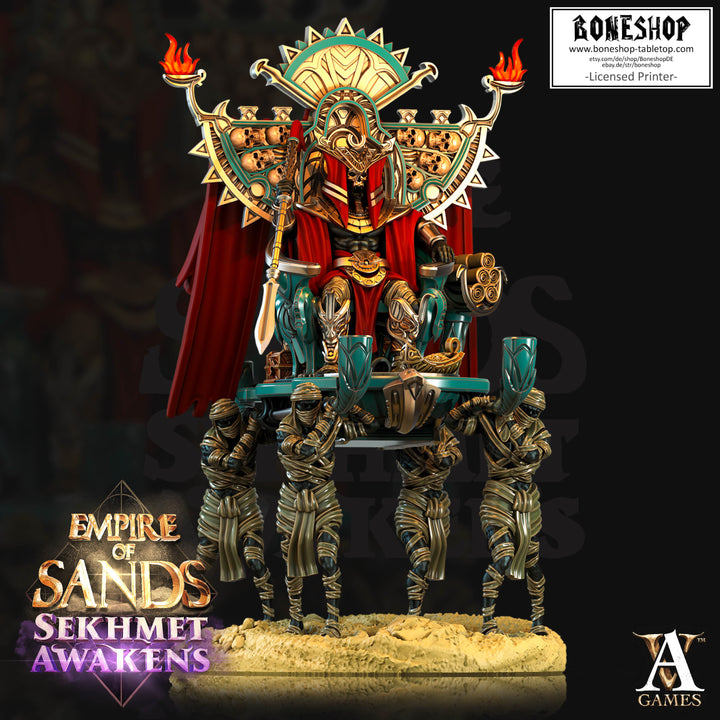 Sekhmet Awakens „Mummy Lord" 32mm - 40mm | RPG | DnD | Boneshop