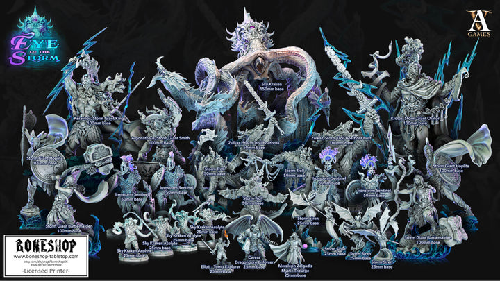 Eye of the Storm „Storm Siren 4" 32mm - 40mm | RPG | Boneshop