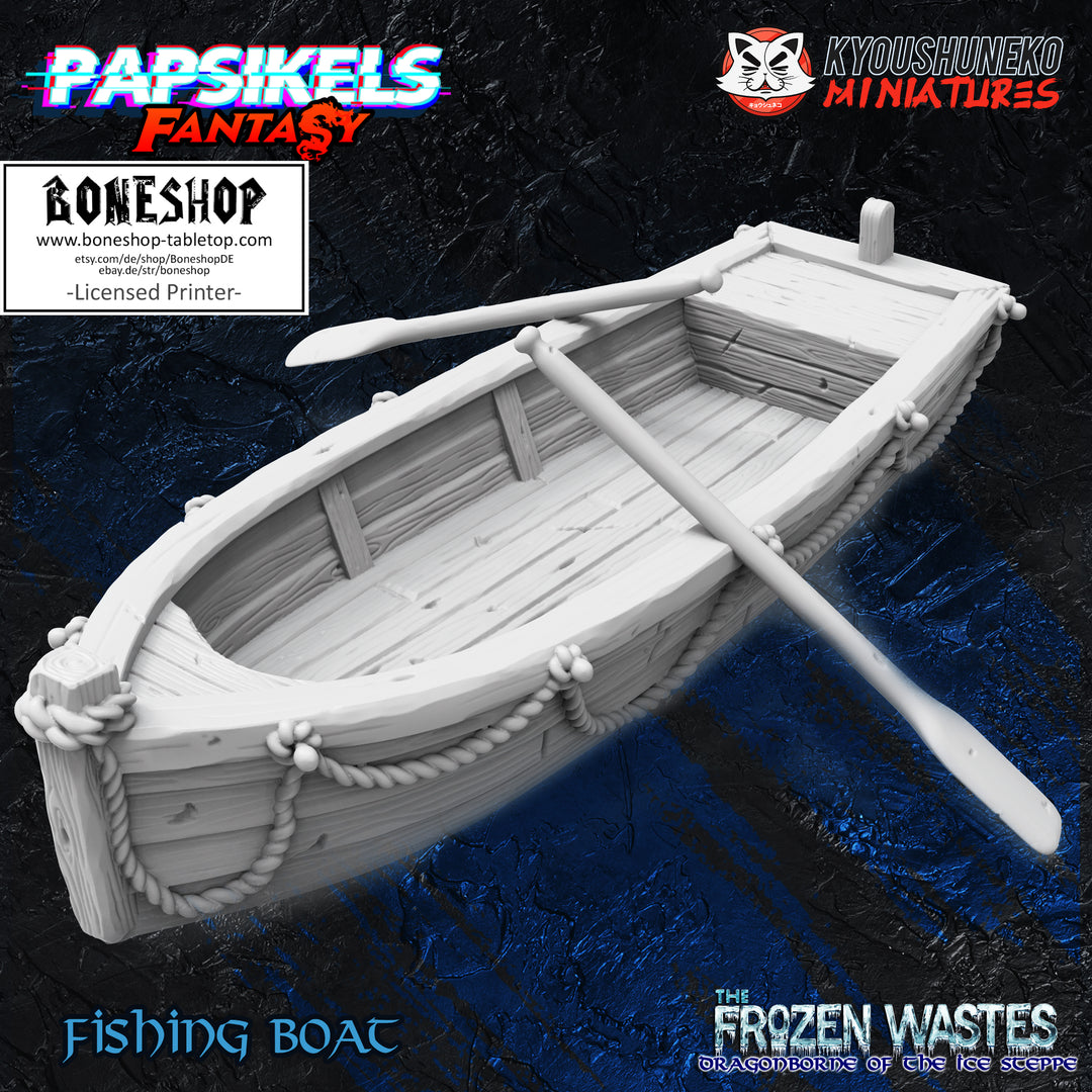 The Frozen Wastes „Fishing Boat" 28mm - 35mm | RPG | DnD | Boneshop