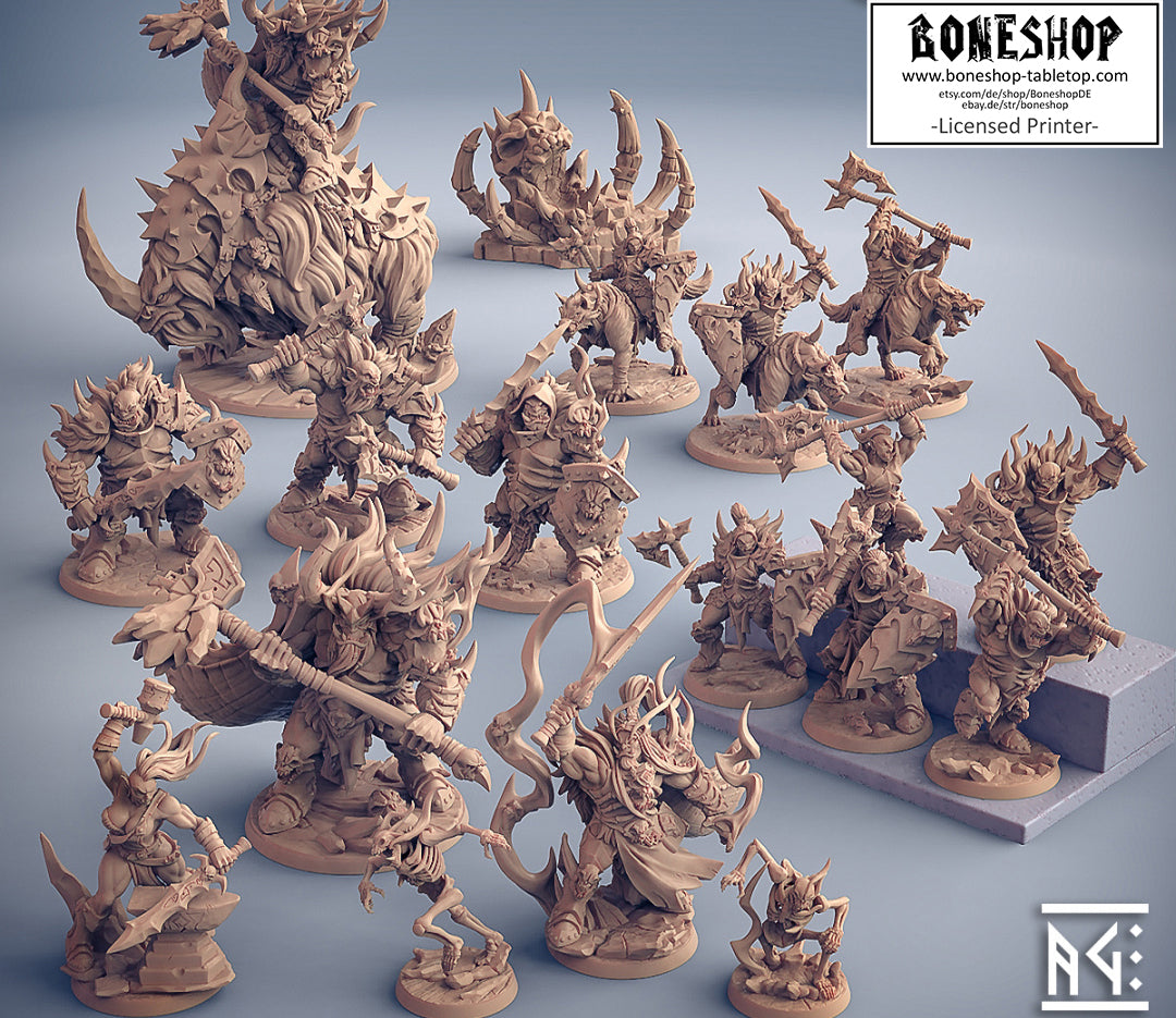 Frostmetal Clan „Bundle 18 Miniatures" Artisan Guild | 28mm - 35mm | Boneshop