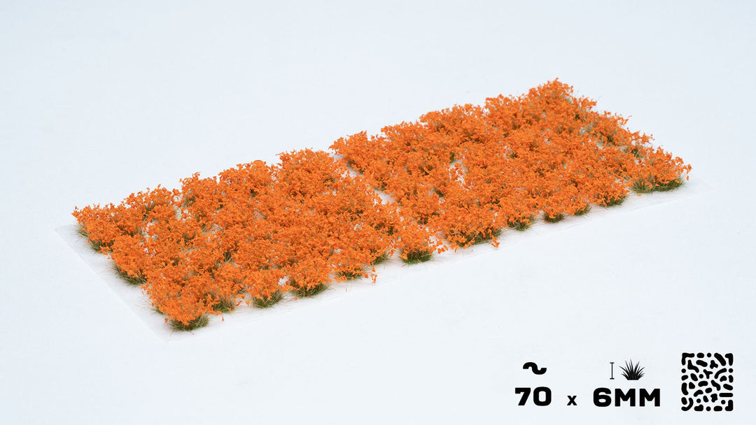 Flower Tufts : Orange Flowers - Wild