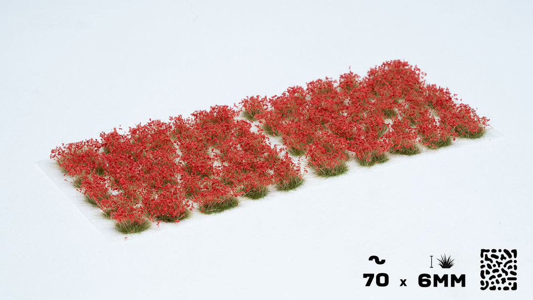 Flower Tufts : Red Flowers - Wild