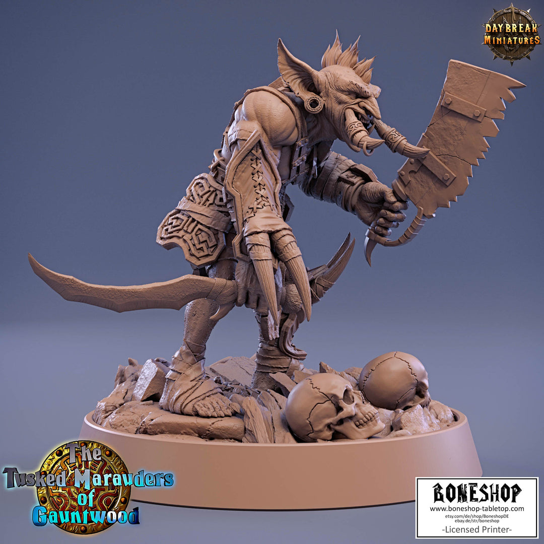 Gauntwood Marauders „Gajnar Grasha" 28mm-35mm | RPG | Boneshop