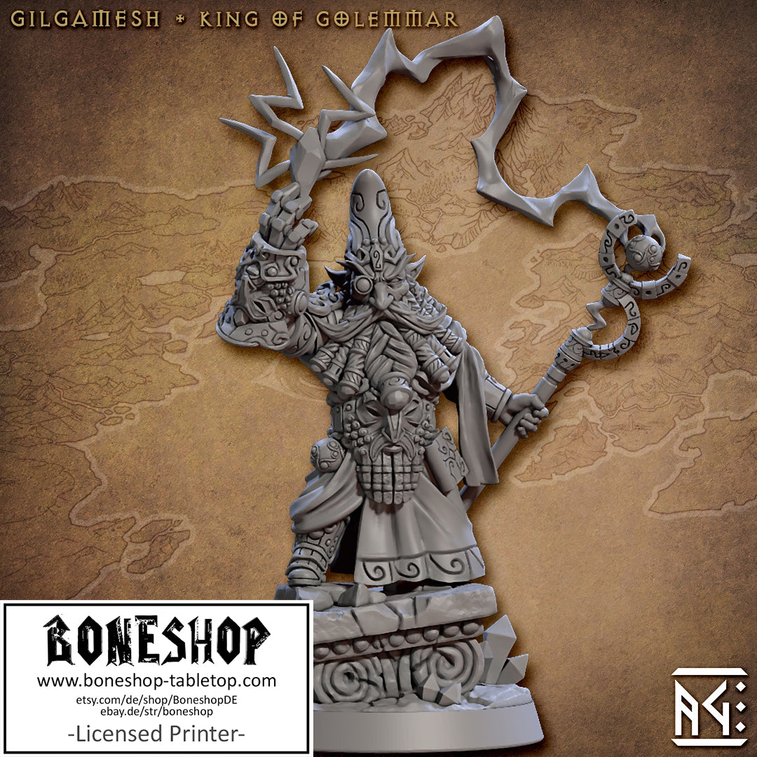 Golemmar Gnomes „Gilgamesh" 28mm-35mm | RPG | DnD | Boneshop