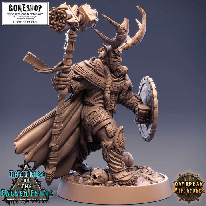 Fallen Flame Tribe „Grandmaster Stormhorn" 28mm-35mm | RPG | Boneshop