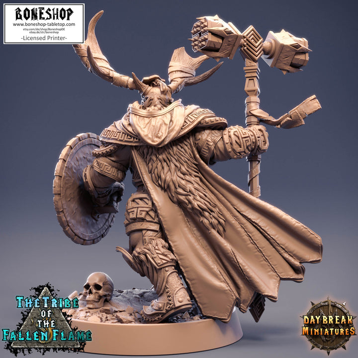 Fallen Flame Tribe „Grandmaster Stormhorn" 28mm-35mm | RPG | Boneshop