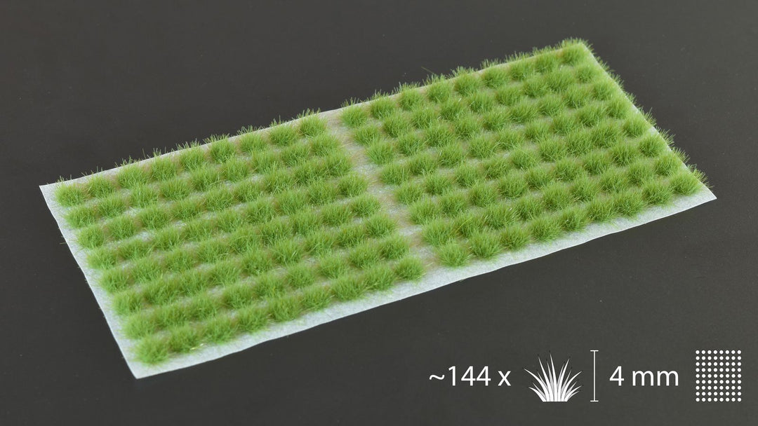 Grass Tufts : Green 4mm - Small