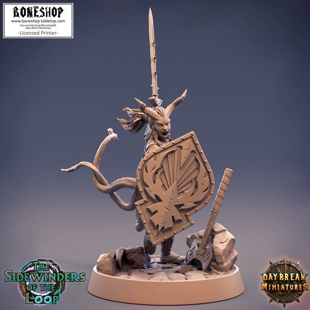 Loop Sidewinders „Gretchen Bylander" 28mm-35mm | RPG | DnD | Boneshop