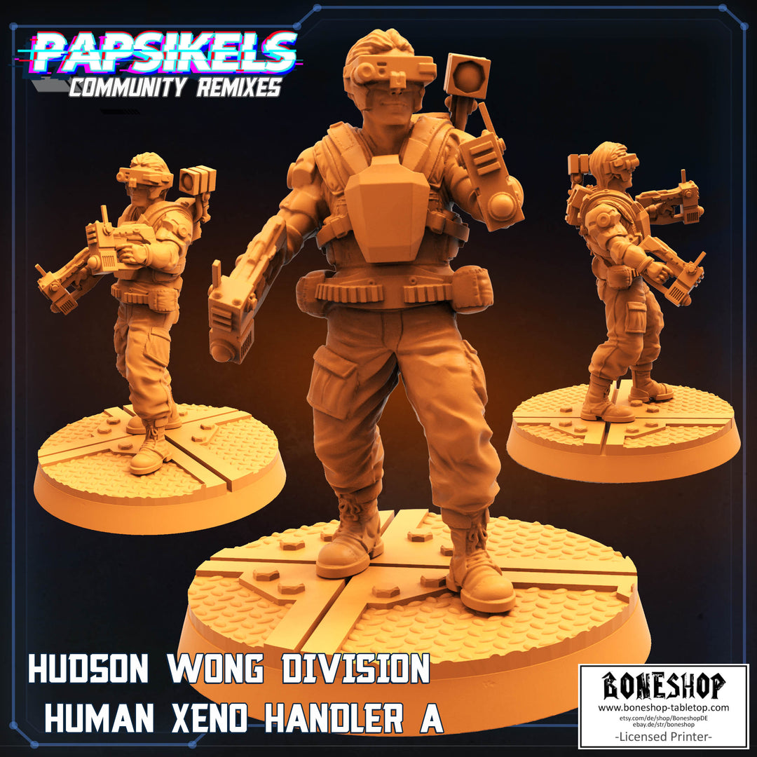 Aliens vs Humans 3 „Hudson Wong" 28mm - 35mm | RPG | SciFi | Boneshop