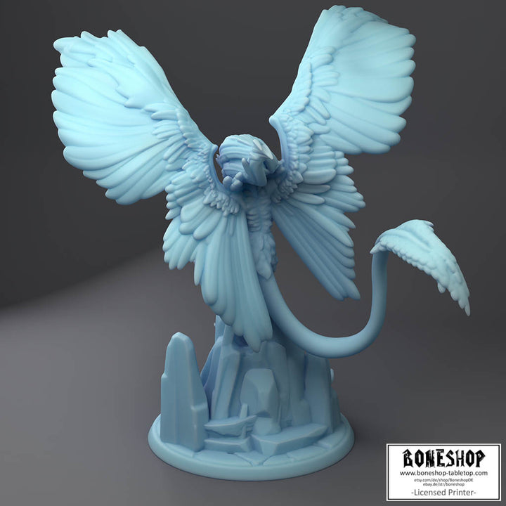 Twin Goddess Miniatures „Pteryx, the Harpy" 28mm | 32mm | RPG | Boneshop
