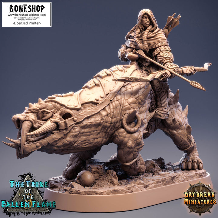 Fallen Flame Tribe „Hedlana the Impaler" 28mm-35mm | RPG | Boneshop