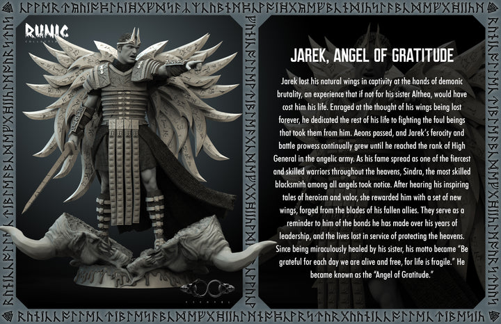 Legendary Angels „Jarek Angel of Gratitude“ 28mm-35mm | RPG | DnD | Boneshop
