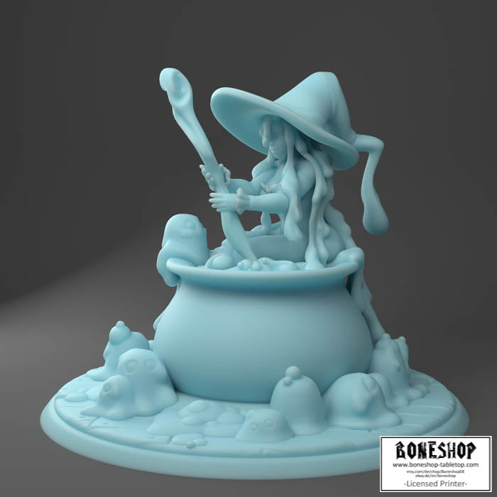 Twin Goddess Miniatures „Miry the Slime Witch" 28mm | 32mm | Boneshop