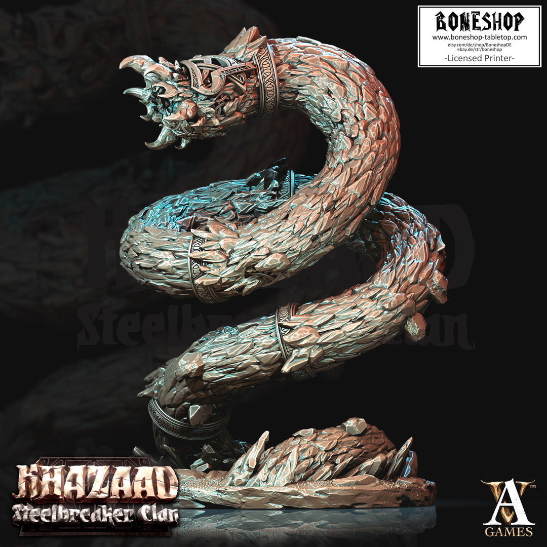 Khazaad - Steelbreaker Clan „Stoneworm 1" 32mm - 40mm | RPG | Boneshop