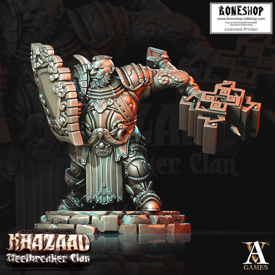 Khazaad - Steelbreaker Clan „Warrior 3" 32mm - 40mm | RPG | Boneshop