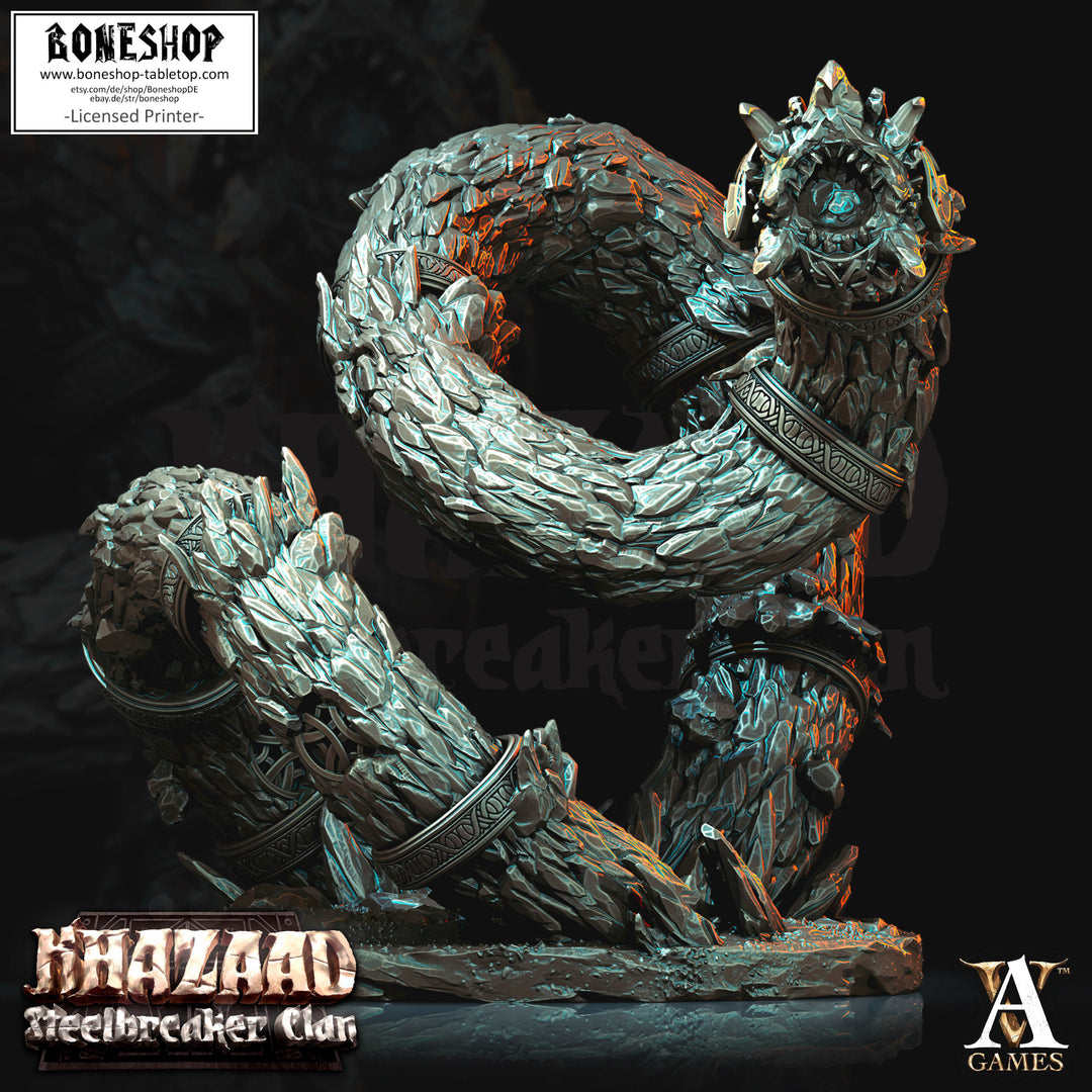 Khazaad - Steelbreaker Clan „Stoneworm 2" 32mm - 40mm | RPG | Boneshop