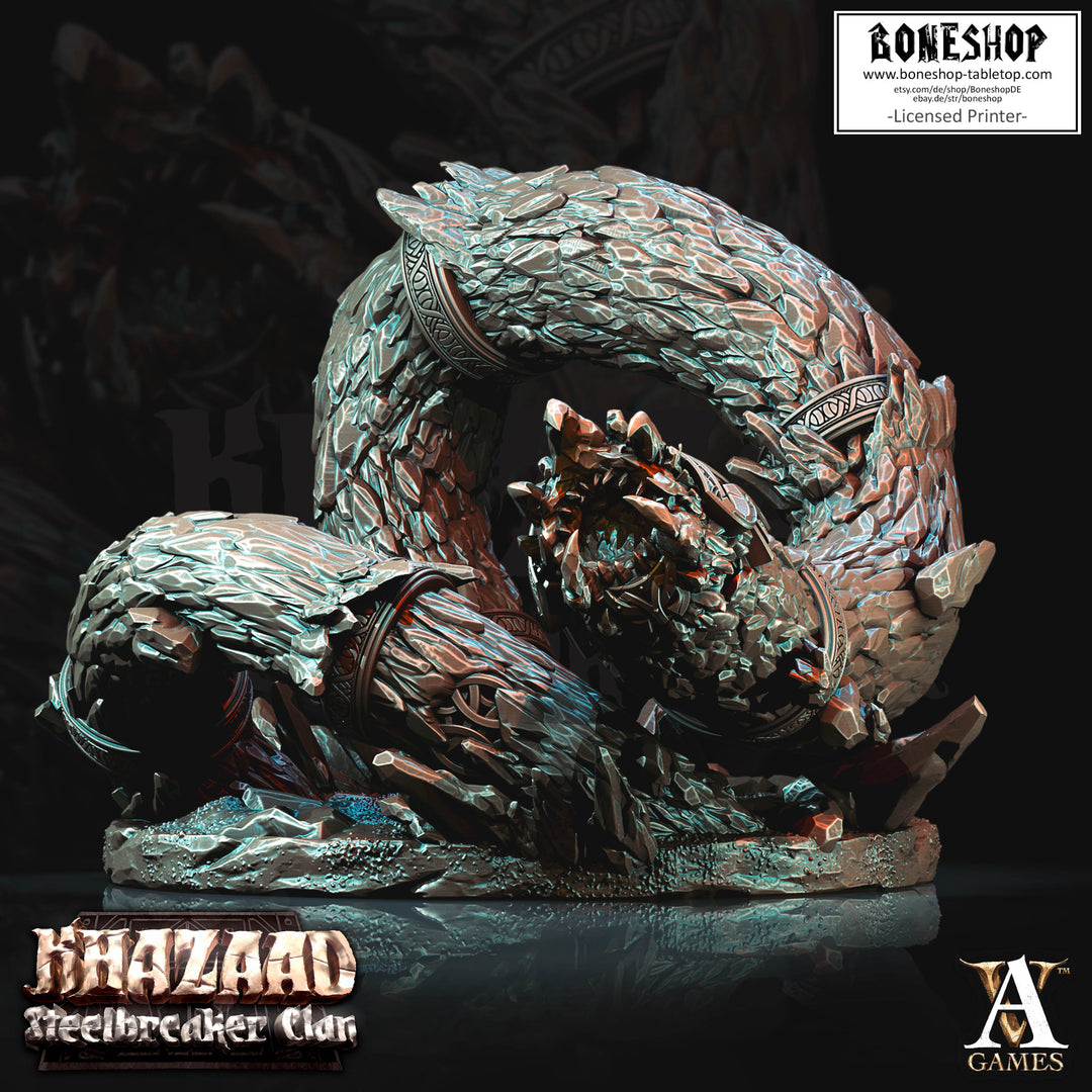 Khazaad - Steelbreaker Clan „Stoneworm 4" 32mm - 40mm | RPG | Boneshop
