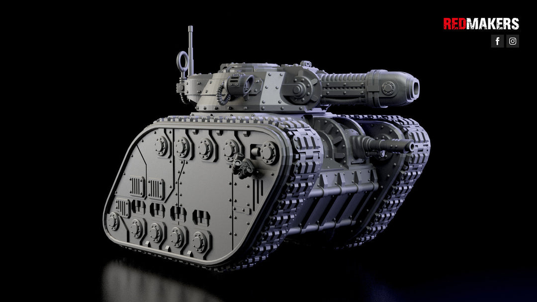 Imperial Force „Legendary Battle Tank Main V7" Red Makers | 28mm - 35mm Boneshop