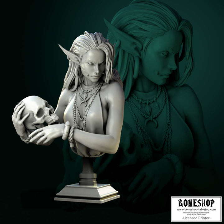 Death Covenant „Laedria Bust“ White Werewolf Tavern | 28mm-35mm | Boneshop