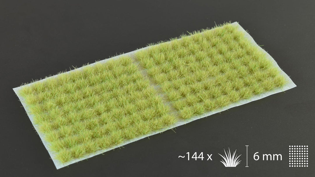 Grass Tufts : Light Green 6mm - Small