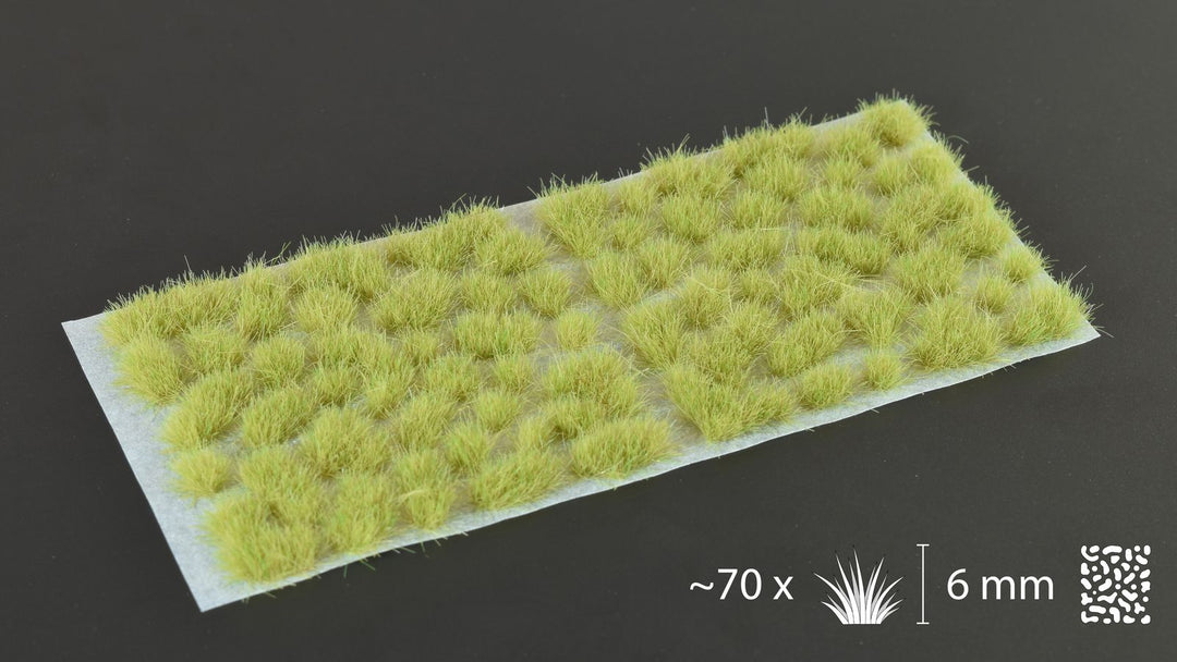 Grass Tufts : Light Green 6mm - Wild
