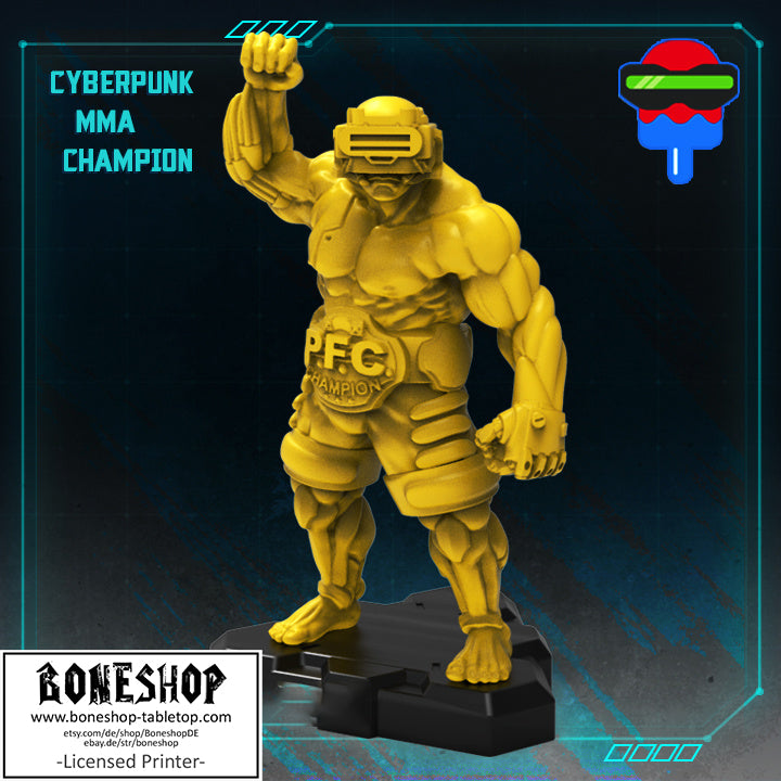 Pack 7 „MMA Champion 2" Papsikels | 28mm - 35mm | Cyberpunk | RPG | Boneshop