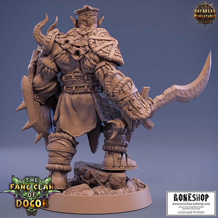 Dogor Clan „Manbrand Gorr" 28mm-35mm | RPG | DnD | Boneshop