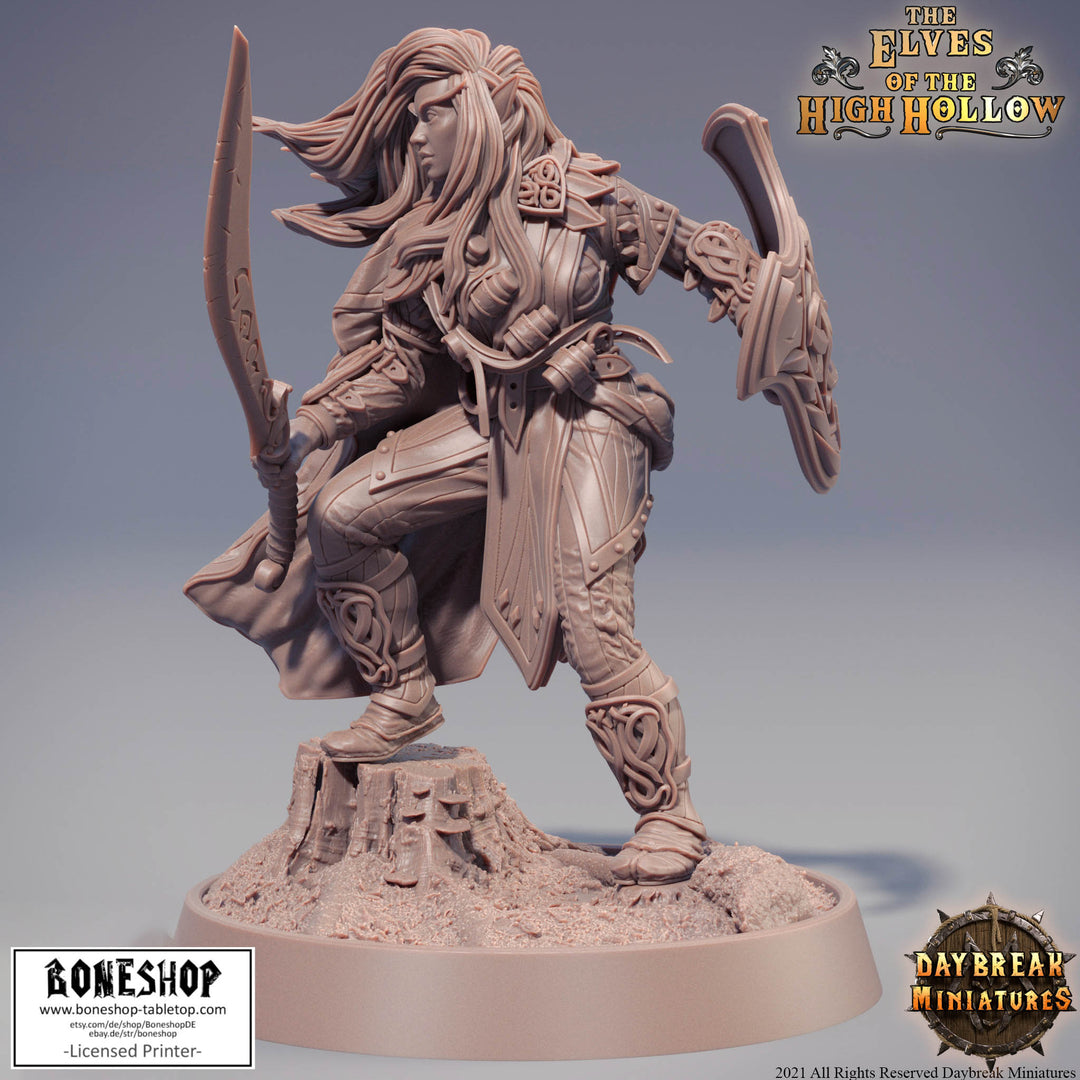 Elves of High Hollow „Merlo Kataa" 28mm - 35m | RPG | Boneshop