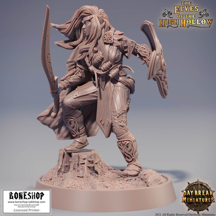 Elves of High Hollow „Merlo Kataa" 28mm - 35m | RPG | Boneshop