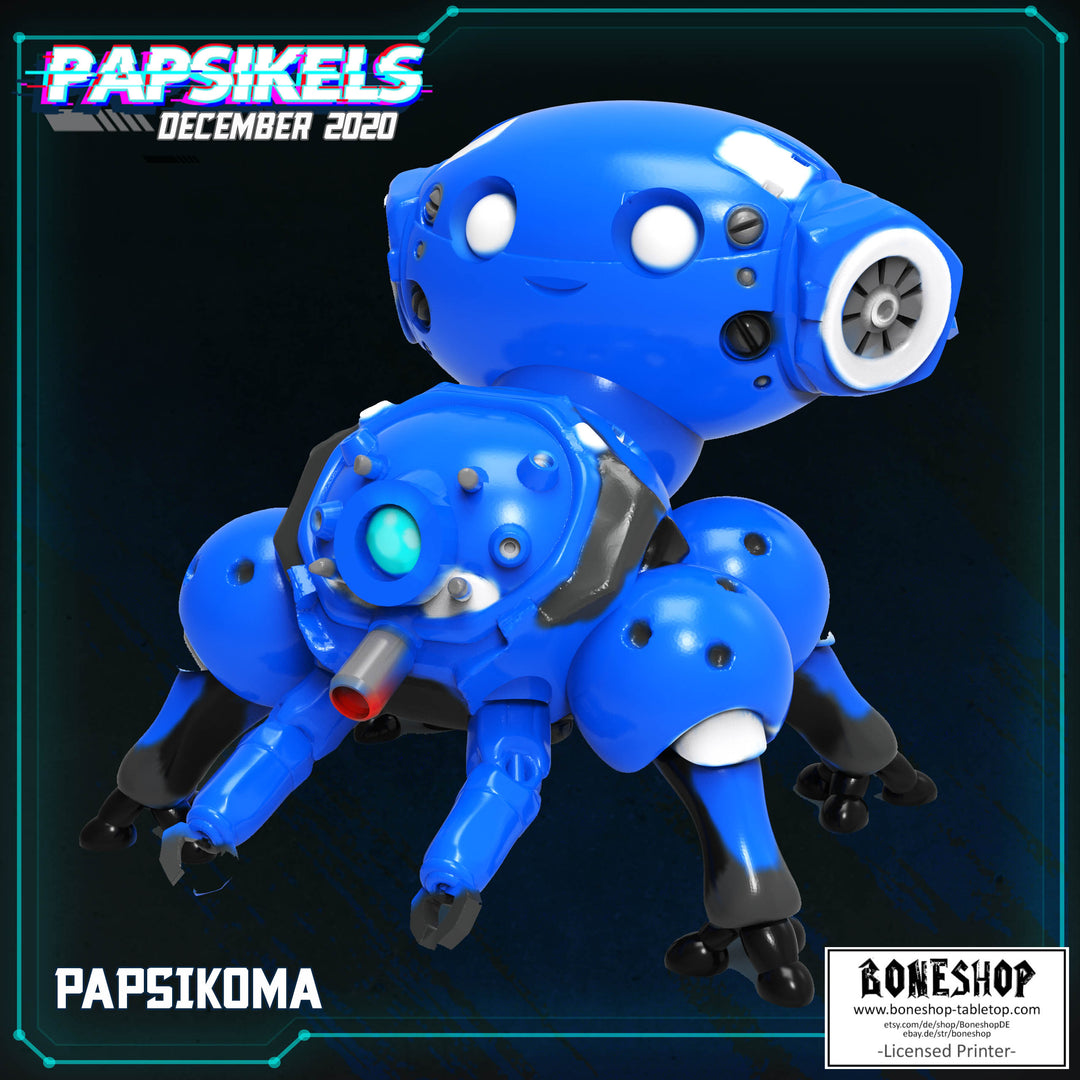Corpo World „Papsikoma" 28mm - 35mm | Cyberpunk | RPG | Boneshop