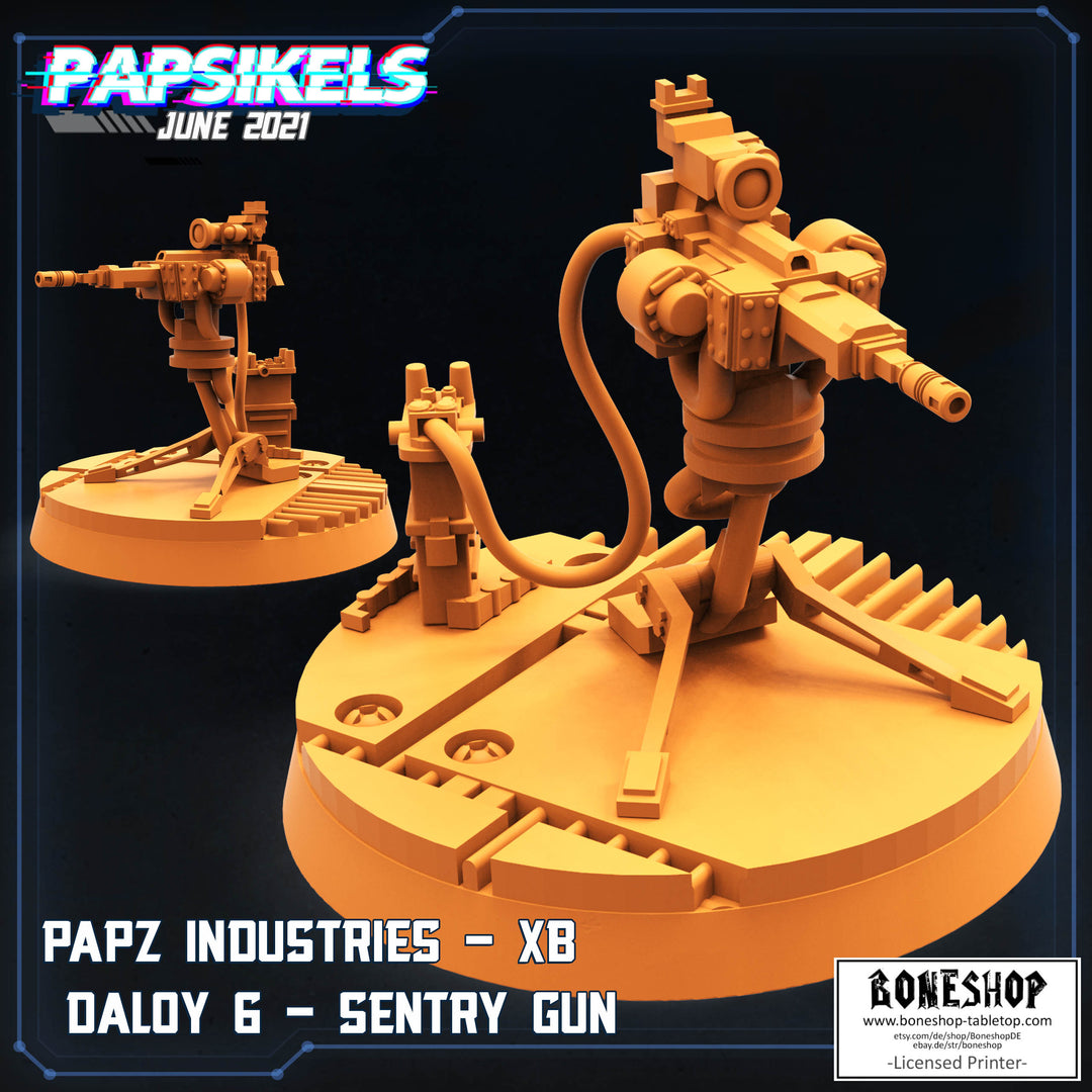 Aliens vs Humans 2 „Sentry Gun" 28mm - 35mm | RPG | SciFi | Boneshop